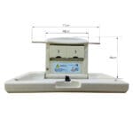 Baby Changing Station: Wall-Mount, Foldable; (85.5x56x49.5)cm, Grey