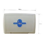 Baby Changing Station: Wall-Mount, Foldable; (85.5x56x49.5)cm, Grey
