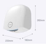 Tapis: Touch-Free Infrared Hand Dryer 1200W: White ABS