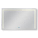 Mirror With LED Lights + Demister Pad + Touch Control; (150x90)cm