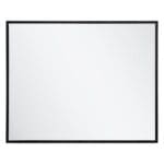 LED Mirror + Frame; (100x80)cm, Black