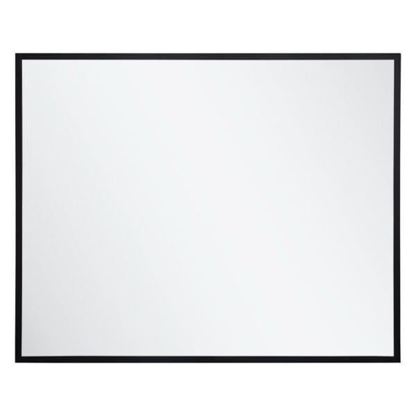 LED Mirror + Frame; (100x80)cm, Black