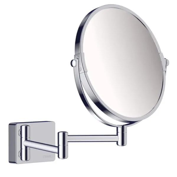 Hansgrohe: AddStoris: Shaving Mirror, Chrome Plated