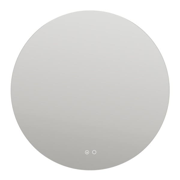 Tapis: Round Wall Mirror With LED Lights and Defogger: 4000K; 80cm