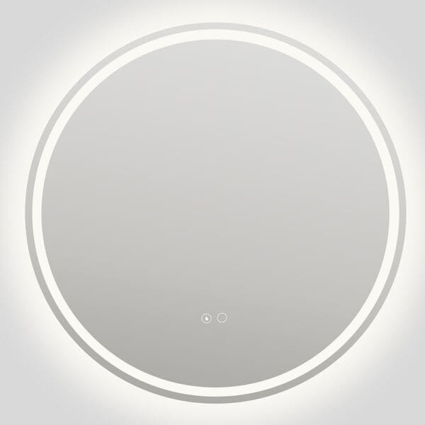 Tapis: Round Wall Mirror With LED Lights and Defogger: 4000K ; 60cm