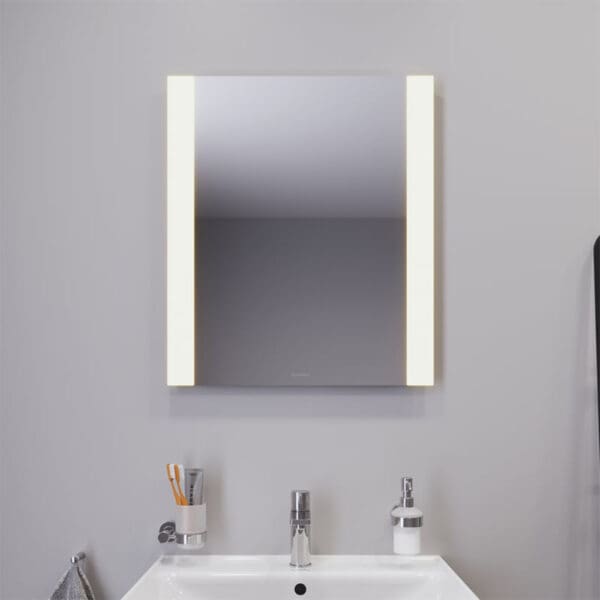 Duravit Good: Mirror With Lighting: (70x60x3.4)cm