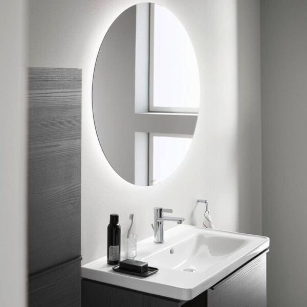 Duravit Good: Mirror With Lighting: (70x70x3.4)cm
