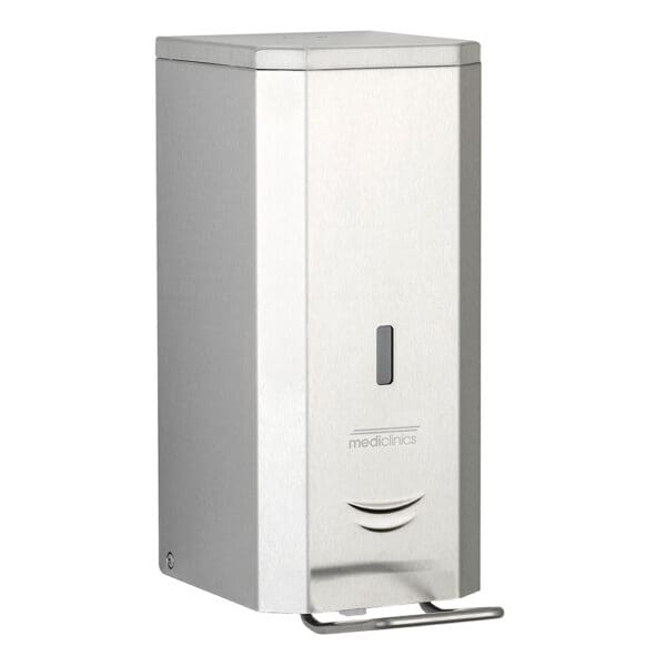Mediclinics: Wall-Mounted Liquid Soap Dispenser-Lever Operated; 1500ml, Satin