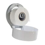 Tapis: Toilet Roll Holder/Dispenser, White ABS