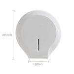 Tapis: Toilet Roll Holder/Dispenser, White ABS
