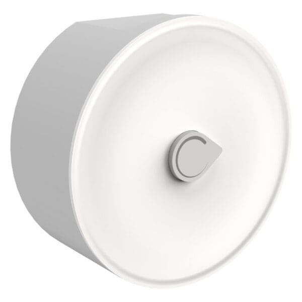 Toilet Roll Holder/Dispenser; White