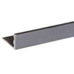 Aluminium L-Shaped Tile Edge Trim; 3.0mx21mm(W) x 10mm(H), Matt Black