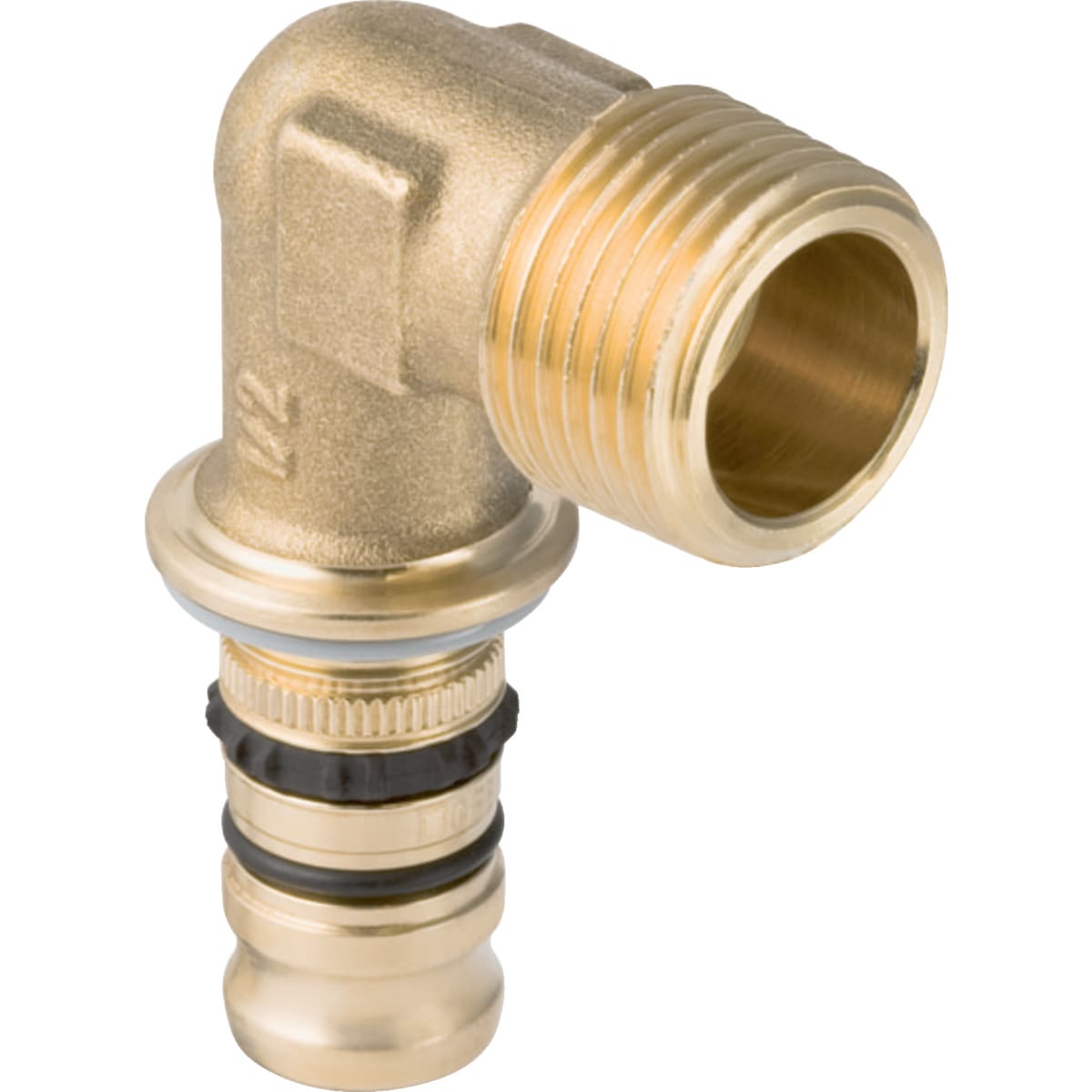 Geberit Mepla: Male Threaded Elbow Adapter 90deg; 20mmx1/2''