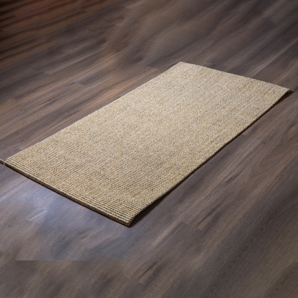 KBEXTR06_1_1 Extra Weave: Sisal Jumbo Boucle Carpet Rug; (200x290)cm, Grey - Image 1