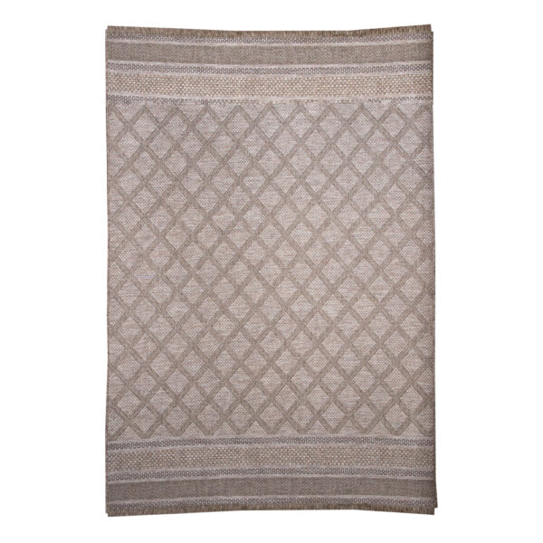 Oriental Weavers: Oria Horizontal Geometric Pattern Carpet Rug; (160x230)cm, Brown/Grey
