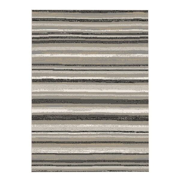 Oriental Weavers: Oria Shadow Stripe Pattern Carpet Rug; (160x230)cm, Grey
