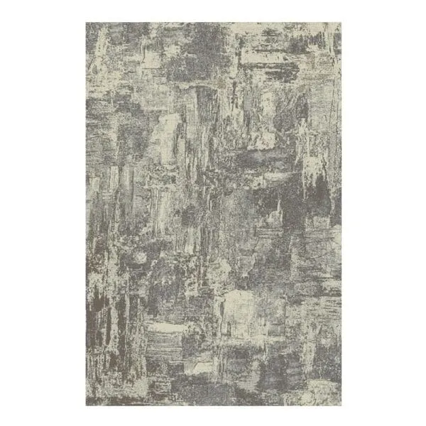 Oriental Weavers: Omnia Abstract Carpet Rug; (80x150)cm, Grey/Cream