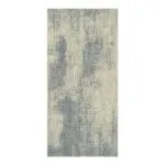 Oriental Weavers: Omnia Abstract Pattern Carpet Rug; (80x150)cm, Blue/Cream