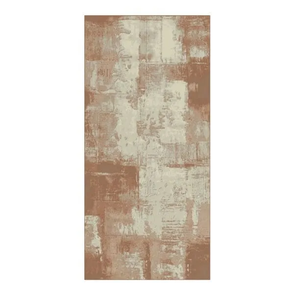 Oriental Weavers: Omnia Abstract Pattern Carpet Rug; (80x150)cm, Brown/Cream