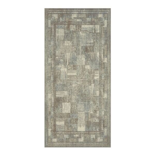 Oriental Weavers: Omnia Geometric Pattern Carpet Rug; (200x290)cm, Cream/Blue