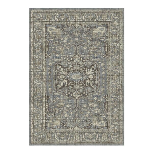 Oriental Weavers: Omnia Bordered Carpet Rug; (200x290)cm, Grey