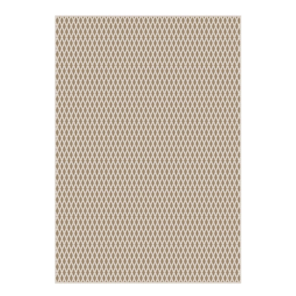 Oriental Weavers: Vedantu  Diamond Pattern Carpet Rug; (240x340)cm, Light Brown