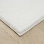 Wuhu: 1700GSM Faux Fur Carpet Rug; (150x200)cm, White