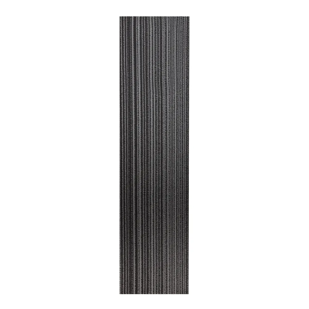 Verity: Carpet Tile; (25x100)cm, Grey/Black 1 Verity: Carpet Tile; (25x100)cm, Grey/Black