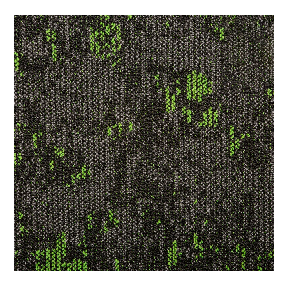 Cloud Nine: Carpet Tile; (50x50)cm, Green/Grey