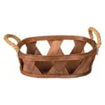 Domus: Oval Willow Basket: (32x22.5x10)cm: Small