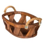 Domus: Oval Willow Basket: (32x22.5x10)cm: Small