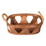 Domus: Oval Willow Basket: (32x22.5x10)cm: Small