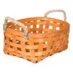 Domus: Oval Willow Basket: (37.5x27.5x16)cm: Large