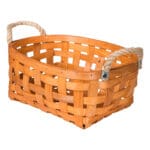 Domus: Oval Willow Basket: (37.5x27.5x16)cm: Large