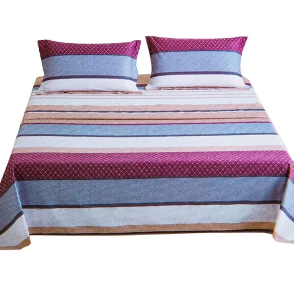 Domus: Queen Bed Sheet Set: 4pc: 2 Bed Sheets + 2 Pillow Sham