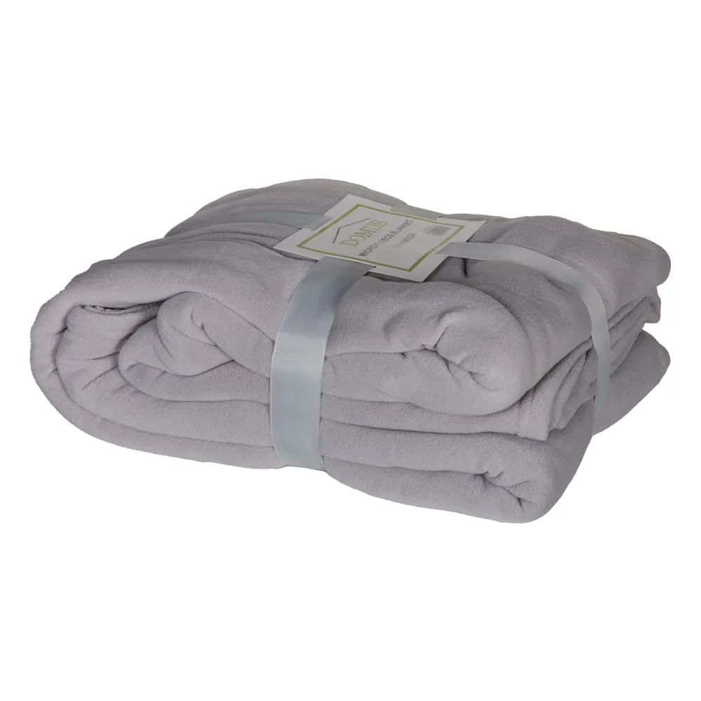 Micro Fleece Blanket; (150x200)cm, Silver