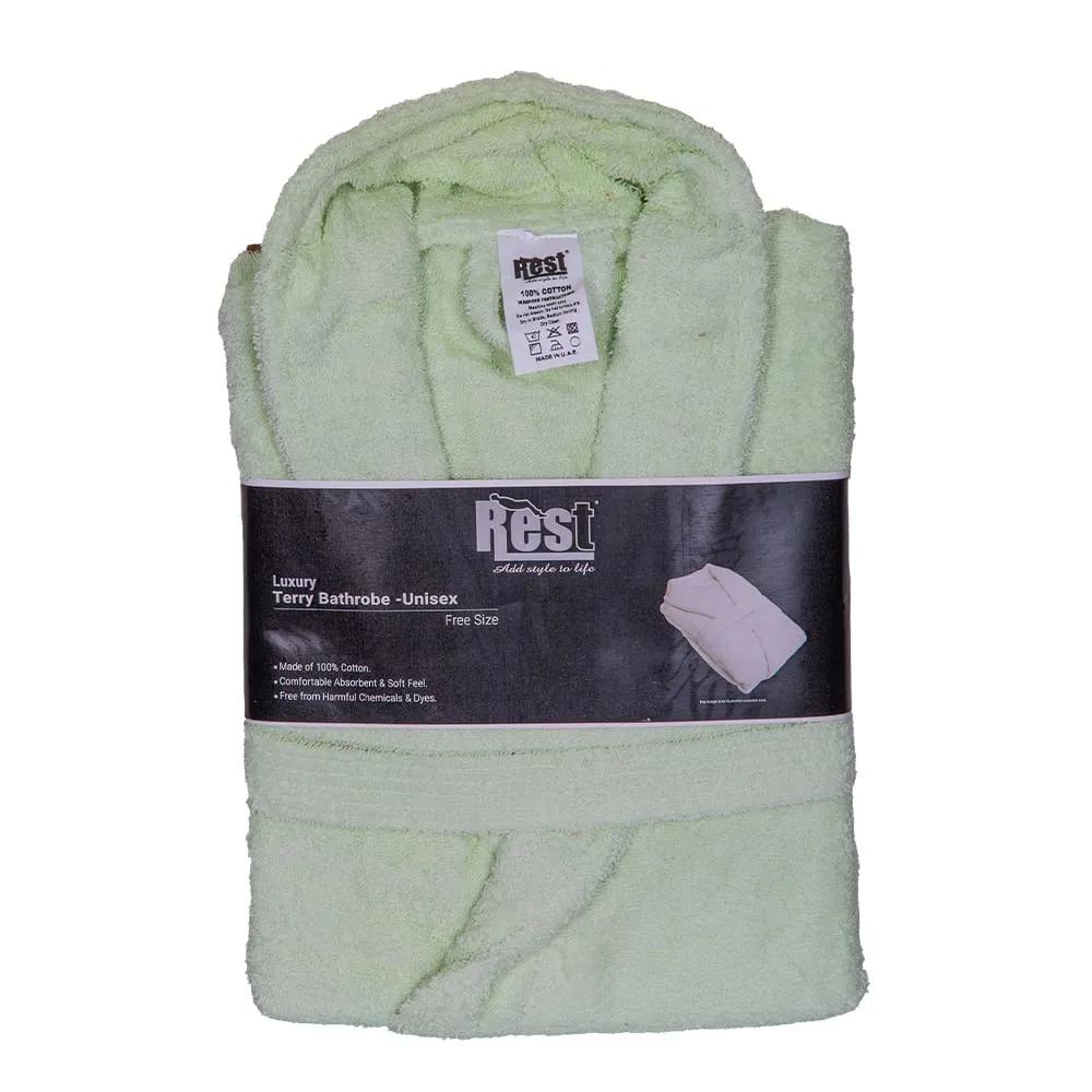 Domus: Unisex Terry Bathrobe; Cotton-400g, Mint