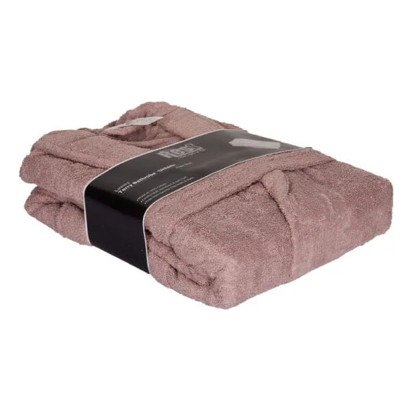 Domus: Unisex Terry Bathrobe; Cotton-400g, Taupe