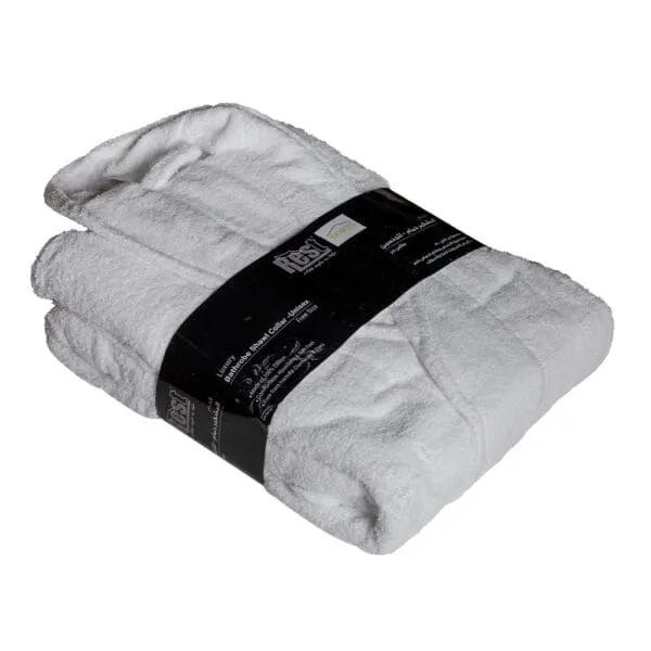 Domus: Unisex Terry Bathrobe; Cotton-400g, White