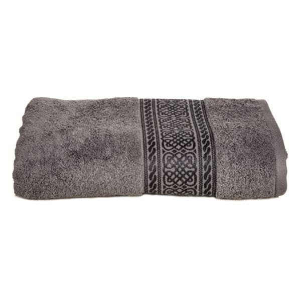 Arabes Beach Towel: (81x163)cm, Grey