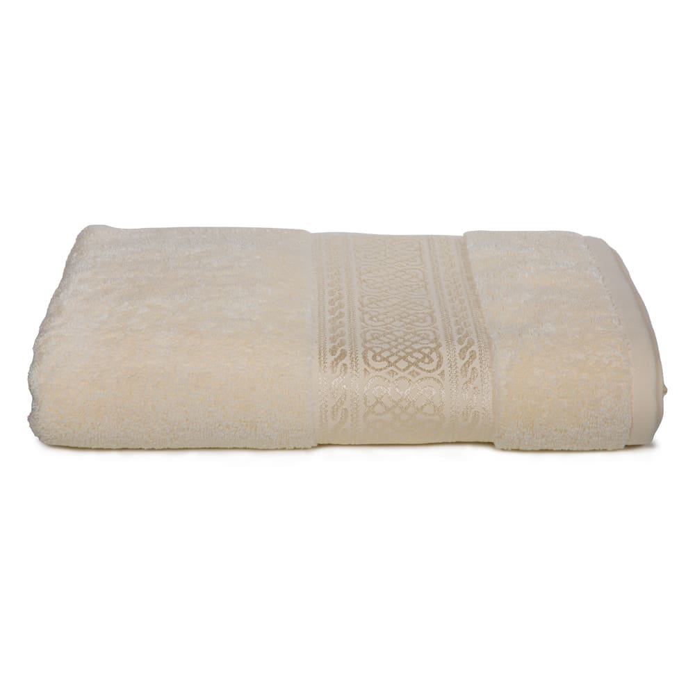 Arabes Beach Towel: (81x163)cm, Ivory