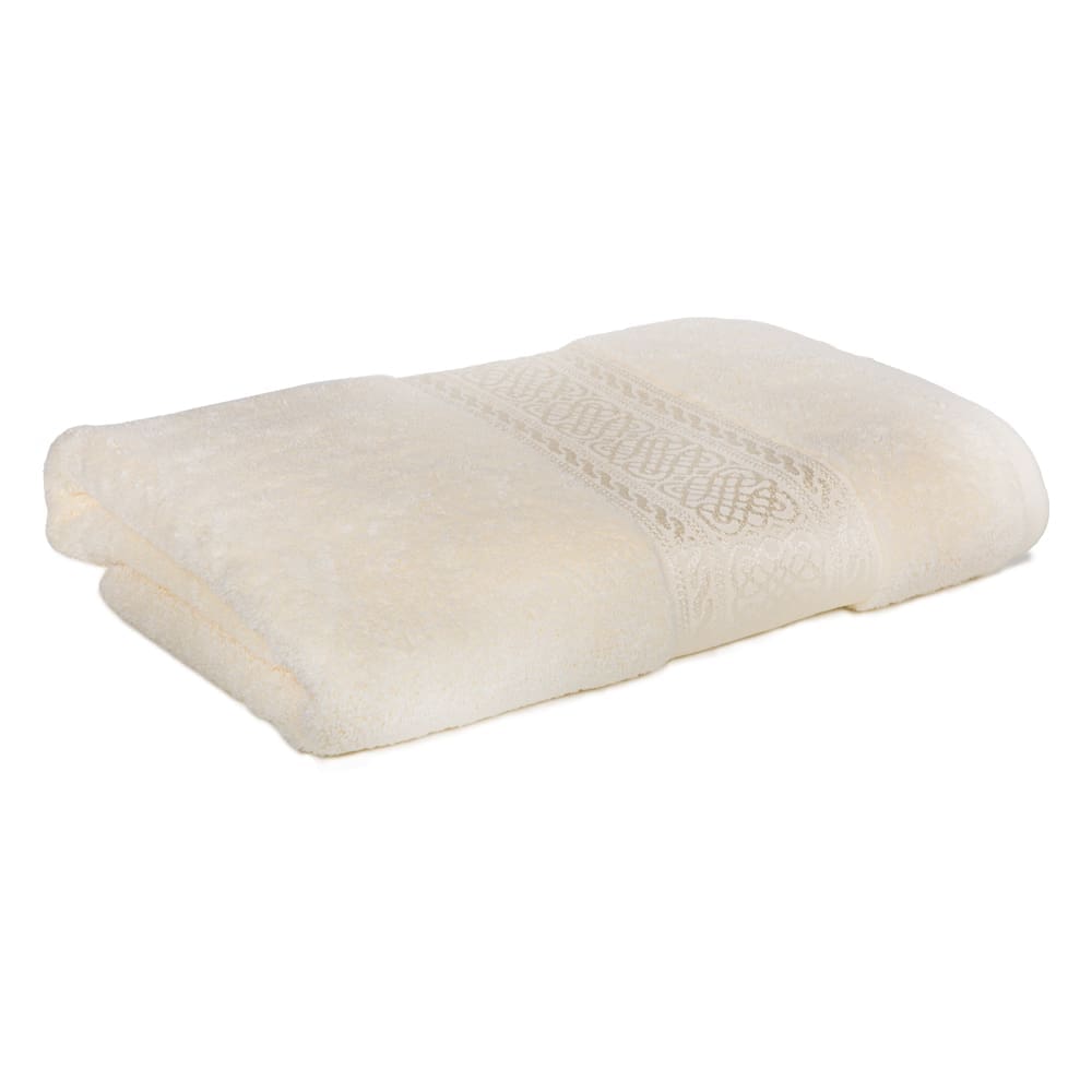 Arabes Beach Towel: (81x163)cm, Ivory