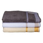 Bath Towel: 600 GSM; (90x160)cm, White
