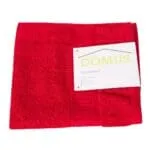 Domus: Face Towel: 400 GSM, (33×33)cm,, Red