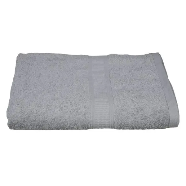 Domus 2: Bath Sheet: 400GSM, (90x150)cm, Light Grey