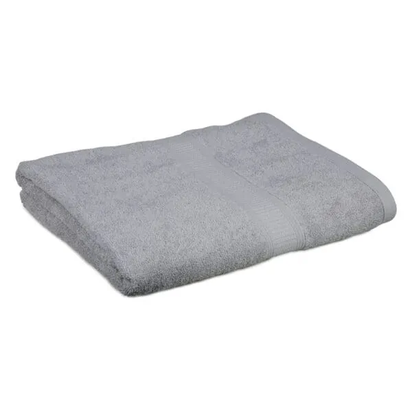 Domus 2: Bath Sheet: 400GSM, (90x150)cm, Light Grey