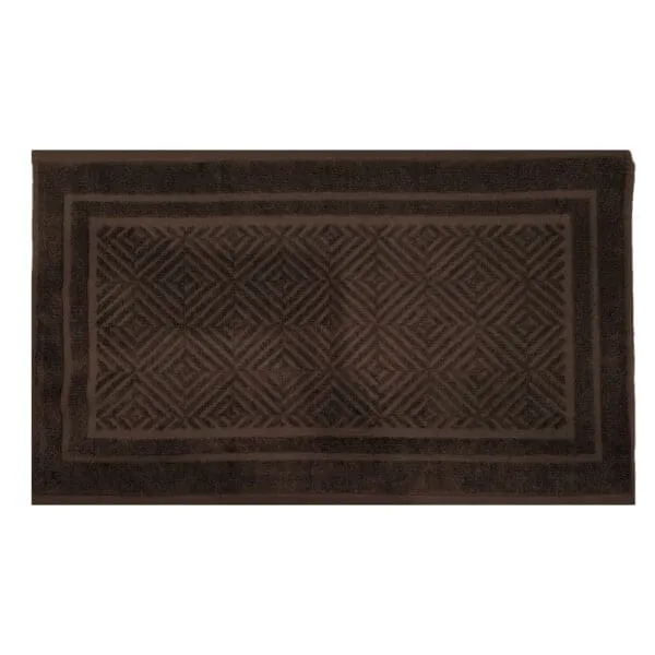 Ember Bath Towel, Cotton; (43x71)cm, Dark Brown