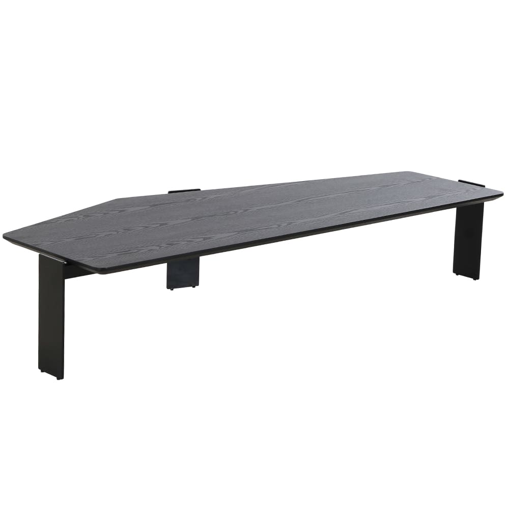 Coffee Table-Wood Top; (179x70x35)cm, Black
