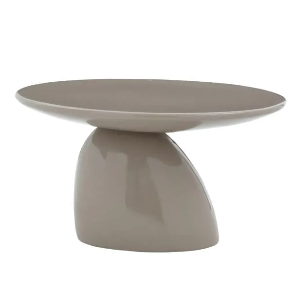 Wooden Side Table; (78x57x45)cm, Light Grey