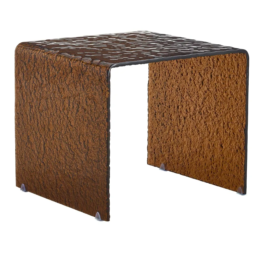 Thermal Glass Side Table; (50x45x42)cm